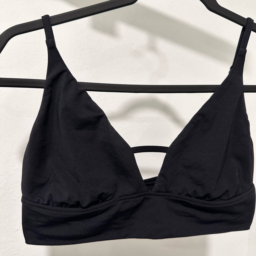 Billabong Black Swim Bra Minimalist Design